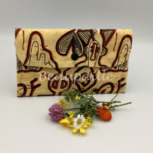 Portefeuille - Tribal jaune