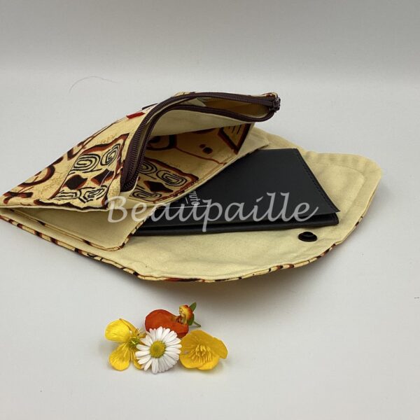 Portefeuille - Tribal jaune – Image 3