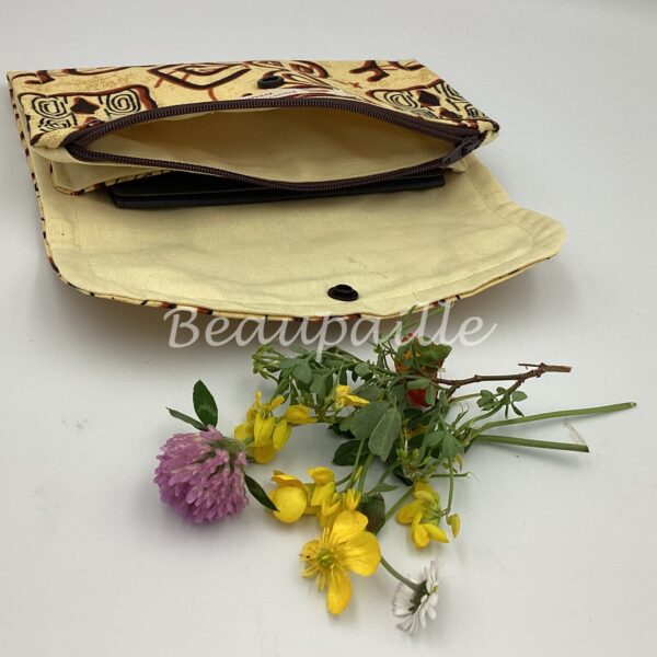 Portefeuille - Tribal jaune – Image 4