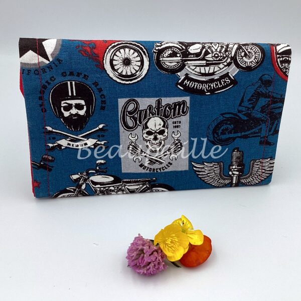 Portefeuille - Harley bleu – Image 2