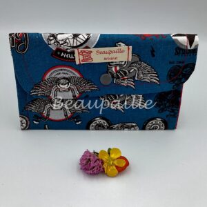Portefeuille - Harley bleu