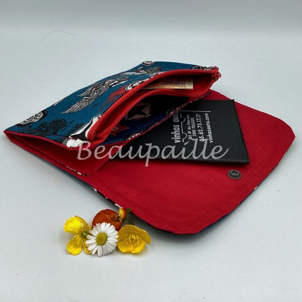 Portefeuille - Harley bleu – Image 3