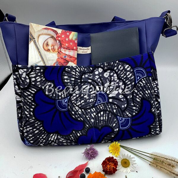Sac multi-poches - Ginkgo bleu – Image 2