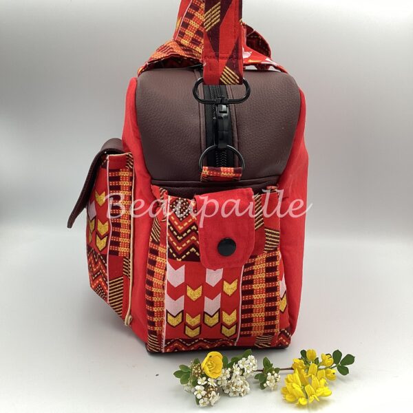 Sac cube - rouge symétrique – Image 4