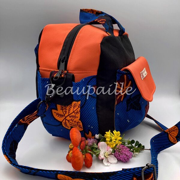 Sac cube - Automne Bleu – Image 2