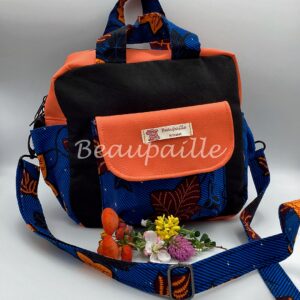 Sac cube - Automne Bleu